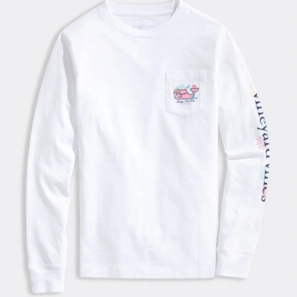 Vineyard Vines NWT New Years Long Sleeve - Picture 2 of 8